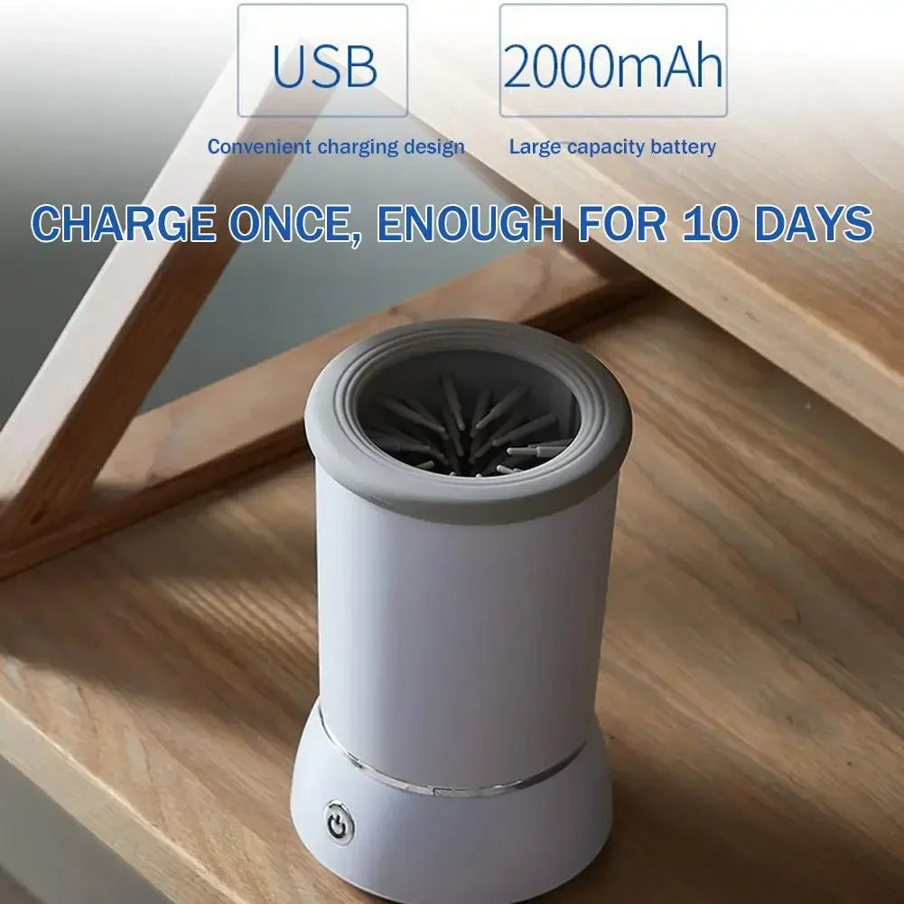 Revolutionary Automatic Dog Paw Cleaner - Electric Pet Foot Washer & Massager for All Dog Sizes - USB Rechargeable