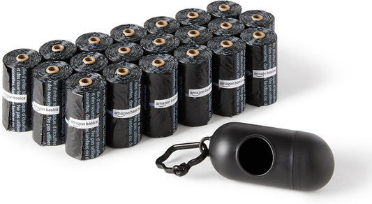 Ultimate Dog Waste Bags with Dispenser & Leash Clip - 300 Unscented Bags (20 Packs of 15)