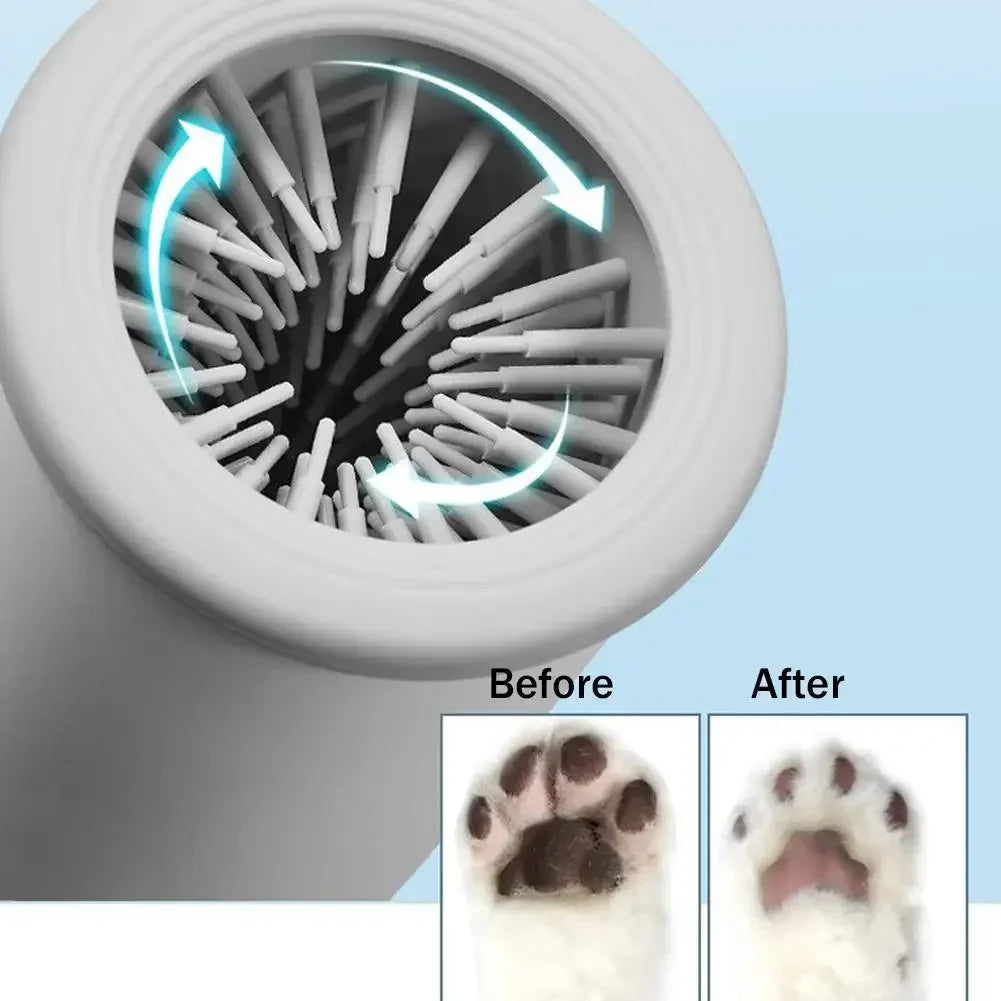 Revolutionary Automatic Dog Paw Cleaner - Electric Pet Foot Washer & Massager for All Dog Sizes - USB Rechargeable