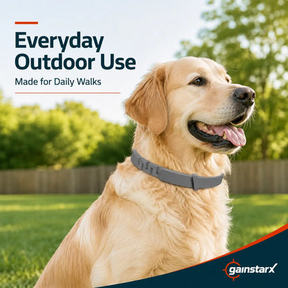 Gainstarx Adjustable Lightweight Dog Collar - Fresh Scented Comfort for Large Dogs Over 18 Lbs - Perfect for Everyday Walks and Outdoor Adventures